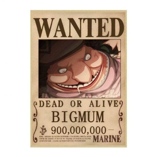 Big Mom Wanted OMN1111 30X21cm Official ONE PIECE Merch
