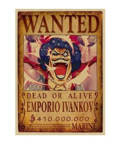 Search Notice Emporio Ivankov Wanted OMN1111 Default Title Official ONE PIECE Merch