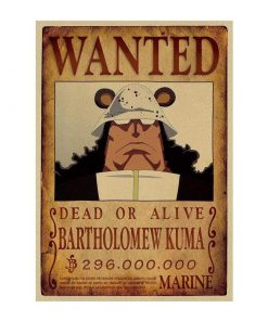 Kuma Wanted Search Notice OMN1111 Default Title Official ONE PIECE Merch