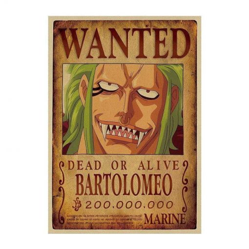 Wanted Bartolomeo Search Notice OMN1111 Default Title Official ONE PIECE Merch