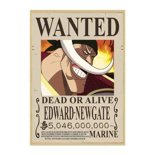 Edward Newgate Wanted OMN1111 30 X 21 cm Official ONE PIECE Merch
