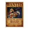 Wanted Raizo Search Notice OMN1111 Default Title Official ONE PIECE Merch