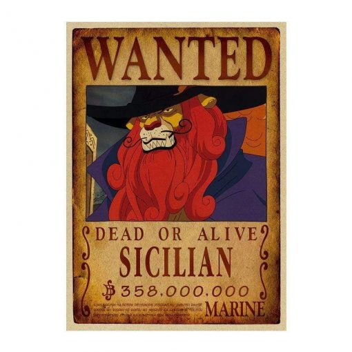 Wanted Sicilion Search Notice OMN1111 Default Title Official ONE PIECE Merch