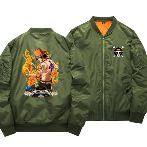 One Piece Ace Bomber OMN1111 xs Official ONE PIECE Merch