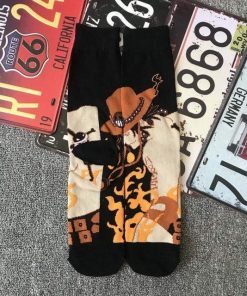 One Piece Ace Sock OMN1111 35-46 Official ONE PIECE Merch