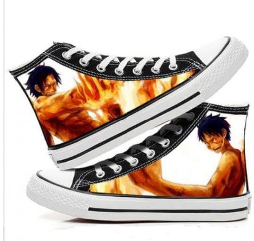 One Piece 2 Brothers Ace And Luffy Shoes OMN1111 35 Official ONE PIECE Merch