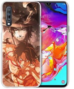 Ace Phone Cover With Fiery Fist OMN1111 for Samsung A90 5G / H08 Official ONE PIECE Merch