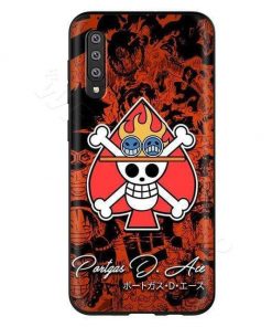 One Piece Ace Portgas Logo Case OMN1111 for Samsung A50 / 10 Official ONE PIECE Merch
