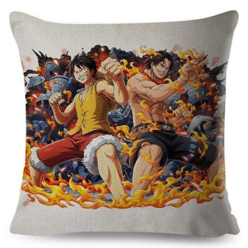 One Piece Ace And Luffy Cushion OMN1111 Default Title Official ONE PIECE Merch