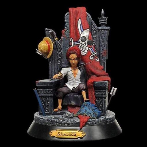 One Piece Emperor Shanks On His Throne Figure OMN1111 Default Title Official ONE PIECE Merch