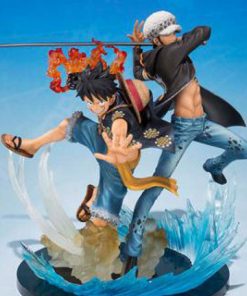 One Piece Monkey D Luffy and Trafalgar D Water Law figure OMN1111 Default Title Official ONE PIECE Merch