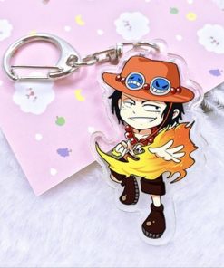 One Piece Ace Keychain OMN1111 Default Title Official ONE PIECE Merch
