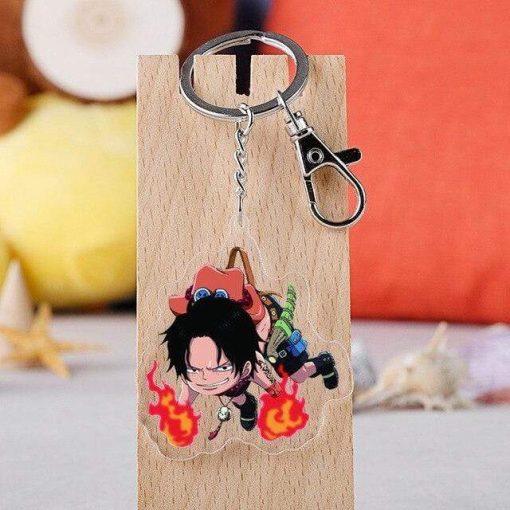 One Piece Ace Hanging Keychain OMN1111 Default Title Official ONE PIECE Merch