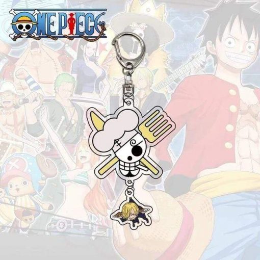 One Piece Keychain Sanji Symbol OMN1111 Default Title Official ONE PIECE Merch