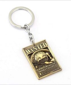 Keychain One Piece Wanted Monkey D Luffy OMN1111 Default Title Official ONE PIECE Merch
