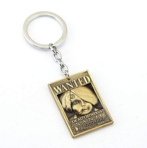 One Piece Wanted Sanji Keychain OMN1111 Default Title Official ONE PIECE Merch