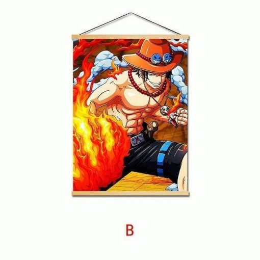 One Piece Ace And His Flaming Fist Poster OMN1111 20x30cm Official ONE PIECE Merch