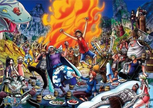 Poster One Piece Party In Skypiea OMN1111 30X21cm Official ONE PIECE Merch
