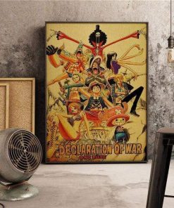 One Piece Straw Hat Crew Declares War Poster OMN1111 12 x 20 cm Official ONE PIECE Merch