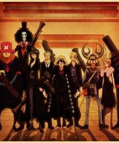 One Piece Poster The Mugiwaras in Mafia OMN1111 12x20cm Official ONE PIECE Merch