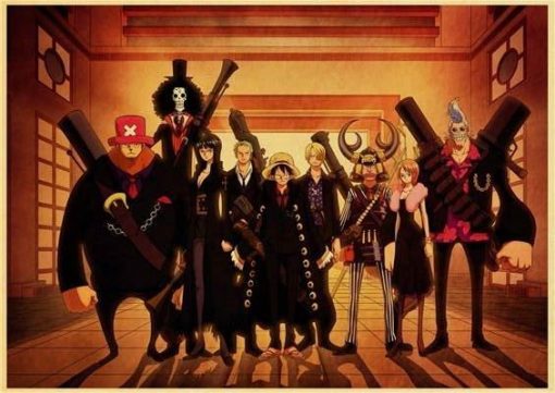 One Piece Poster The Mugiwaras in Mafia OMN1111 12x20cm Official ONE PIECE Merch