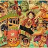 One Piece Straw Hat Crew Vacation Poster OMN1111 12x20 cm Official ONE PIECE Merch