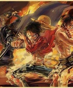One Piece Poster Luffy, Sabo and Ace OMN1111 12x20cm Official ONE PIECE Merch
