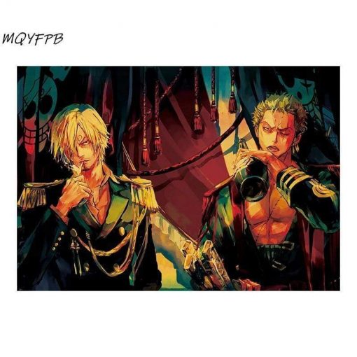 Poster One piece Roronoa Zoro And Vinsmoke Sanji OMN1111 Default Title Official ONE PIECE Merch
