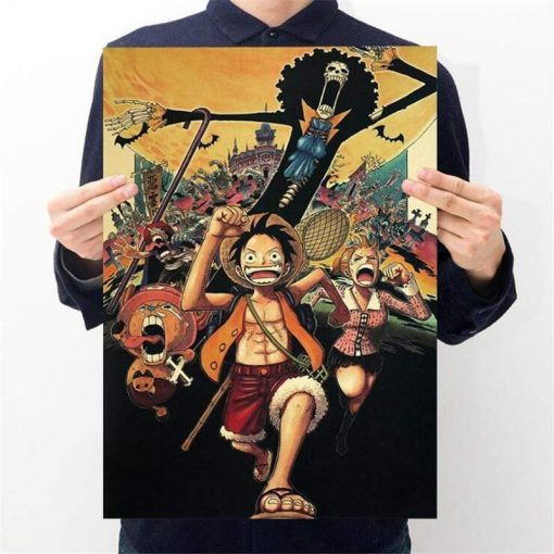 Vintage One Piece Poster The Escape of the Mugiwara OMN1111 Default Title Official ONE PIECE Merch
