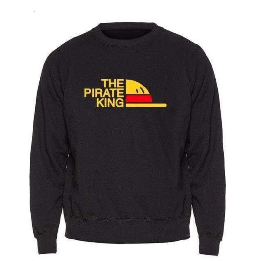 One Piece The Pirate King Sweater OMN1111 Black / S Official ONE PIECE Merch