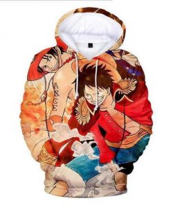 One Piece Ace, Sabo and Luffy Sweatshirt OMN1111 XXS Official ONE PIECE Merch