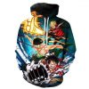 One Piece Sweatshirt The Monster Trio Combo OMN1111 XS Official ONE PIECE Merch