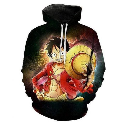 One Piece Luffy and his Straw Hat Sweatshirt OMN1111 XS Official ONE PIECE Merch
