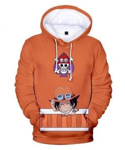 One Piece Sweatshirt Kawaii Portgas D Ace OMN1111 100 Official ONE PIECE Merch