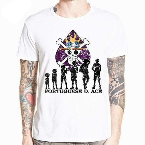 One Piece T-Shirt The Growth of Ace OMN1111 XS Official ONE PIECE Merch