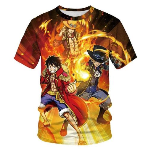 One Piece Fire Brotherhood T Shirt OMN1111 XS Official ONE PIECE Merch