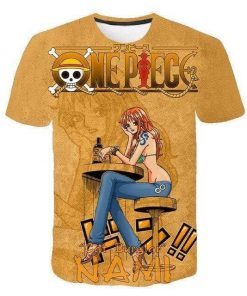 T-Shirt One Piece the Thief Navigator Nami OMN1111 XXS Official ONE PIECE Merch