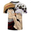 One Piece Law and Luffy T-Shirt OMN1111 S Official ONE PIECE Merch
