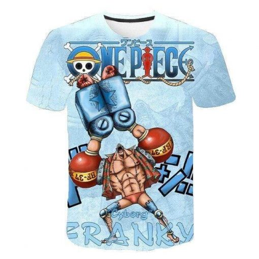 T-Shirt One Piece The Cyborg Franky OMN1111 XXS Official ONE PIECE Merch
