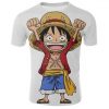 One Piece T-Shirt The Cute Little Luffy OMN1111 XXS Official ONE PIECE Merch