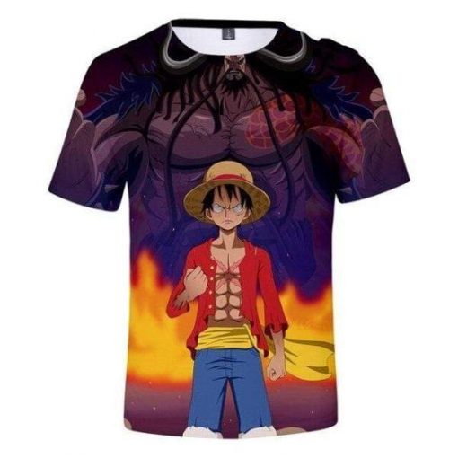 T-Shirt One Piece Luffy In The Shadow Of Kaido OMN1111 XXS Official ONE PIECE Merch
