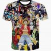 T-Shirt One Piece Luffy and the All Star OMN1111 XXS Official ONE PIECE Merch