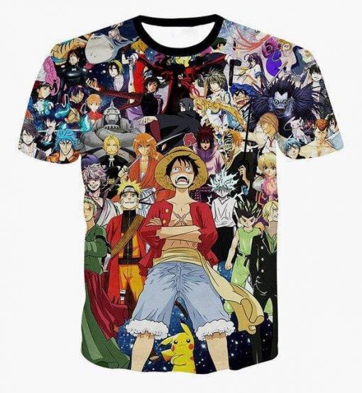 T-Shirt One Piece Luffy and the All Star OMN1111 XXS Official ONE PIECE Merch