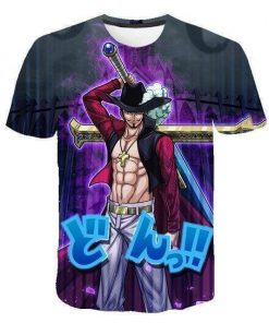 T-Shirt One Piece Mihawk the Greatest Swordsman OMN1111 XXS Official ONE PIECE Merch