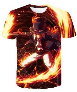 T shirt One Piece Sabo The Revolutionary Flame OMN1111 S Official ONE PIECE Merch