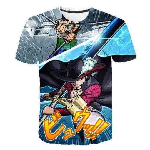 T-Shirt One Piece Zoro Vs Mihawk OMN1111 XXS Official ONE PIECE Merch