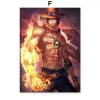 One Piece Fan Art Painting Ace With Fists of Fire OMN1111 30x42cm No Frame / HE2981-05 Official ONE PIECE Merch