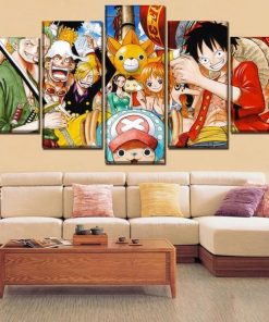 Table One Piece The Crew with Sunny OMN1111 Small / Without frame Official ONE PIECE Merch