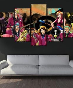 Table One Piece The Straw Hat Crew in Music OMN1111 Small / Without frame Official ONE PIECE Merch