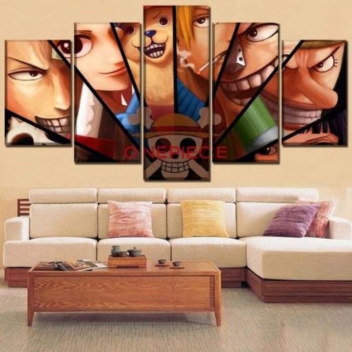 Table One Piece The Nakamas of Luffy OMN1111 Small / Without frame Official ONE PIECE Merch